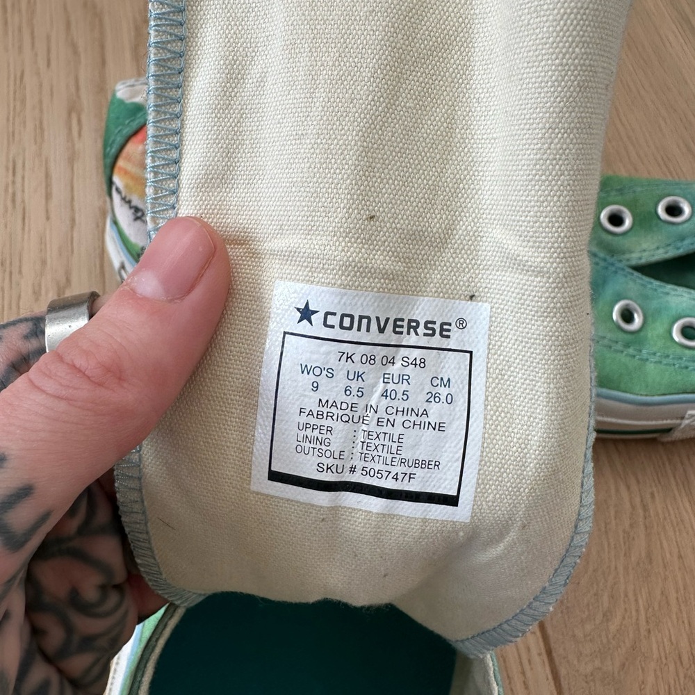 Converse Women's Tie-Dye High-Top Sneakers - Picture 5 of 5
